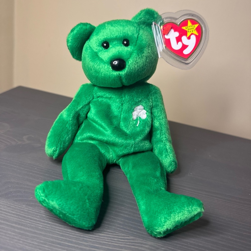 RARE TY Beanie Baby ERIN-MINT with 4 MAJOR ERRORS Erin The Bear TY Beanie Baby